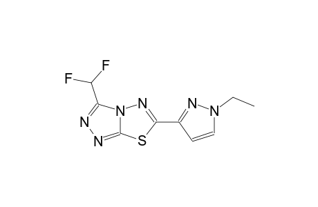 3-(difluoromethyl)-6-(1-ethyl-1H-pyrazol-3-yl)[1,2,4]triazolo[3,4-b][1,3,4]thiadiazole