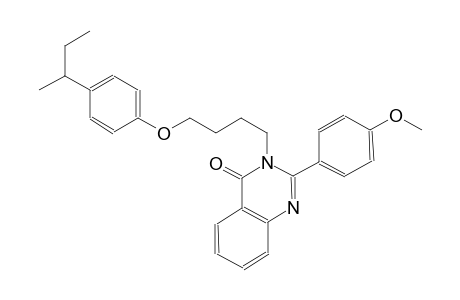 3-[4-(4-sec-butylphenoxy)butyl]-2-(4-methoxyphenyl)-4(3H)-quinazolinone