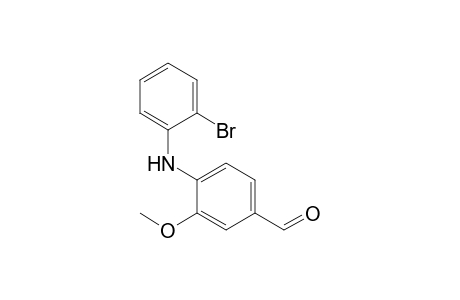 4-(2-bromoanilino)-3-methoxy-benzaldehyde