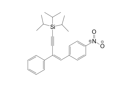 (Z)-Triisopropyl(4-(4-nitrophenyl)-3-phenylbut-3-en-1-yn-1-yl)silane