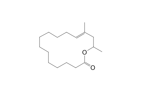 rac-(E)-14,16-Dimethyloxacyclohexadec-13-en-2-one
