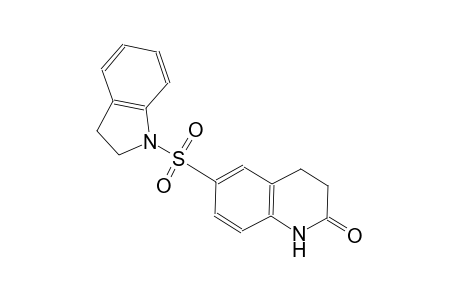6-(2,3-dihydro-1H-indol-1-ylsulfonyl)-3,4-dihydro-2(1H)-quinolinone