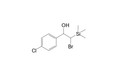 1-(4-Chlorophenyl)-2-trimethylsilyl-2-bromoethanol