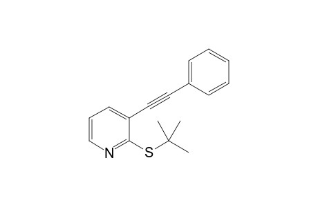 2-(tert-Butylthio)-3-(phenylethynyl)pyridine
