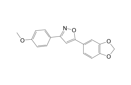 5-(1,3-benzodioxol-5-yl)-3-(4-methoxyphenyl)-1,2-oxazole