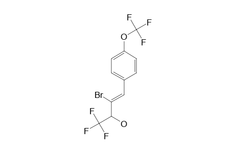 (Z)-4,4,4-TRIFLUORO-3-HYDROXY-2-BROMO-1-(4-TRIFLUOROMETHOXYPHENYL)-BUT-1-ENE