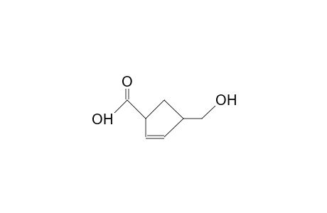 (1S,4R)-4-(Hydroxymethyl)-2-cyclopentene-1-carboxylic acid