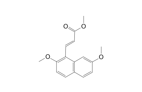 Methyl (2E)-3-(2,7-dimethoxy-1-naphthyl)-2-propenoate