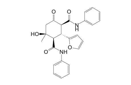 (1S,2R,3R,4S)-2-(Furan-2-yl)-6-hydroxy-6-methyl-4-oxo-N,N'-diphenylcyclohexane-1,3-dicarboxamide