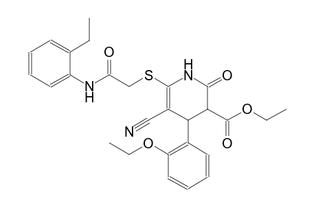 3-pyridinecarboxylic acid, 5-cyano-4-(2-ethoxyphenyl)-6-[[2-[(2-ethylphenyl)amino]-2-oxoethyl]thio]-1,2,3,4-tetrahydro-2-oxo-, ethyl ester