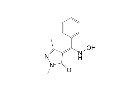 (4Z)-2,5-dimethyl-4-[(oxidanylamino)-phenyl-methylidene]pyrazol-3-one
