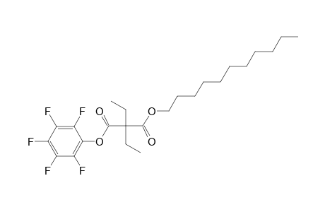 Diethylmalonic acid, pentafluorophenyl undecyl ester