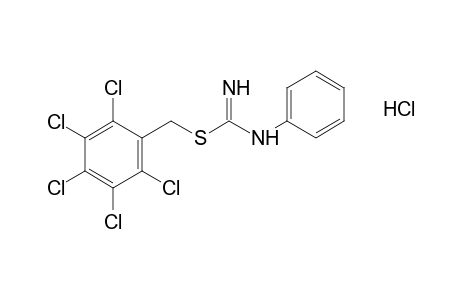 2-(2,3,4,5,6-pentachlorobenzyl)-3-phenyl-2-thiopseudourea, monohydrochloride