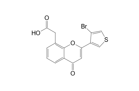 2-[2-(4-bromanylthiophen-3-yl)-4-oxidanylidene-chromen-8-yl]ethanoic acid