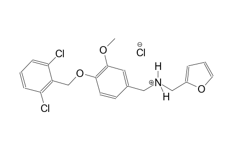 2-furanmethanaminium, N-[[4-[(2,6-dichlorophenyl)methoxy]-3-methoxyphenyl]methyl]-, chloride