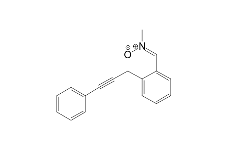 N-methyl-1-[2-(3-phenylprop-2-ynyl)phenyl]methanimine oxide