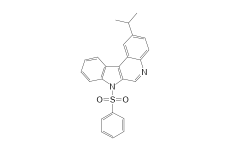 1-(Phenylsulfonyl)-6'-isopropyl-3,4-benzo-.beta.-carboline