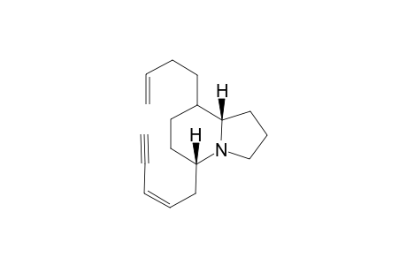 8-(3'-Butenyl)-5-(2"-penten-4"-ynyl)-indolizidine