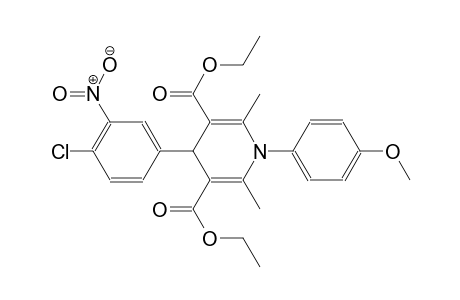 3,5-pyridinedicarboxylic acid, 4-(4-chloro-3-nitrophenyl)-1,4-dihydro-1-(4-methoxyphenyl)-2,6-dimethyl-, diethyl ester