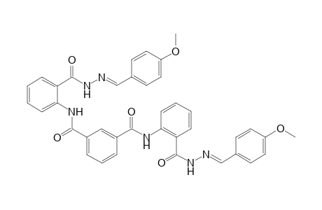 N,N'-Bis[2,2-(N-(p-methoxybenzyl)benzoylhydrazine]isophthalamide
