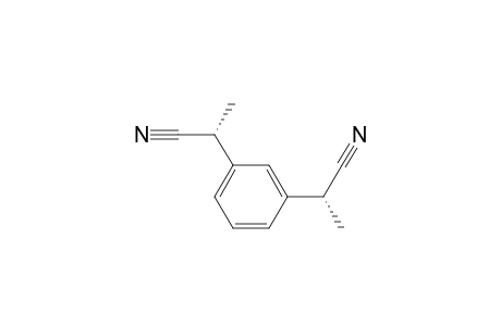1,3-Benzenediacetonitrile, .alpha.,.alpha.'-dimethyl-, (R*,R*)-(.+-.)-