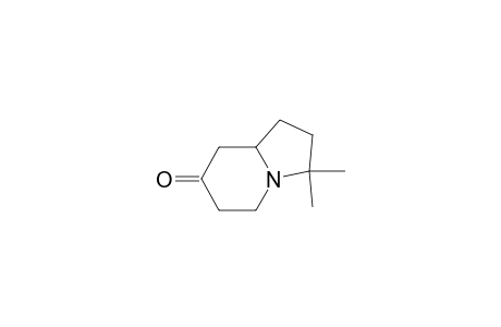 7(1H)-Indolizinone, hexahydro-3,3-dimethyl-