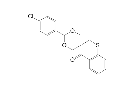 2'-(p-CHLOROPHENYL)SPIRO[2H-1-BENZOTHIOPYRAN-3(4H),5'-[1,3]DIOXAN]-4-ONE
