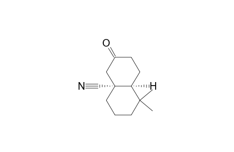 cis-Octahydro-8a-cyano-5,5-dimethyl-2(1H)-naphthalenone