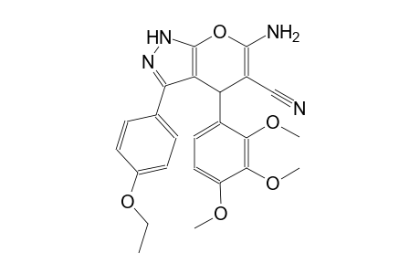 6-amino-3-(4-ethoxyphenyl)-4-(2,3,4-trimethoxyphenyl)-1,4-dihydropyrano[2,3-c]pyrazole-5-carbonitrile