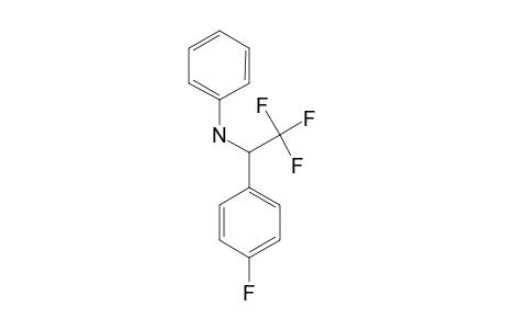 N-[2,2,2-TRIFLUORO-1-(4-FLUOROPHENYL)-ETHYL]-ANILINE