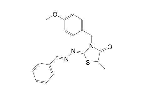 benzaldehyde [(2Z)-3-(4-methoxybenzyl)-5-methyl-4-oxo-1,3-thiazolidin-2-ylidene]hydrazone