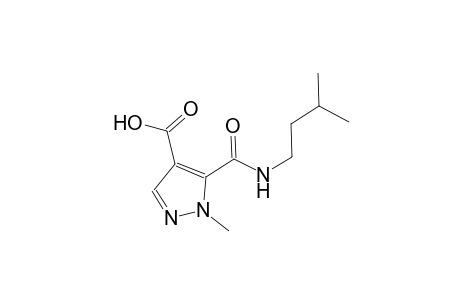 1H-pyrazole-4-carboxylic acid, 1-methyl-5-[[(3-methylbutyl)amino]carbonyl]-