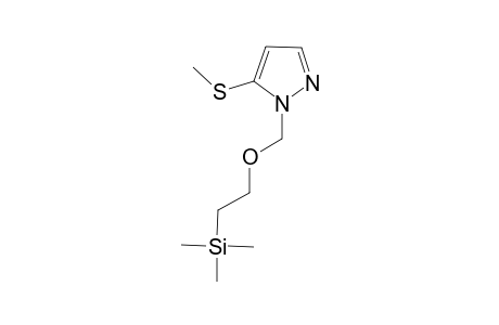 5-Methylsulfanyl-1-(2-trimethylsilanyl-ethoxymethyl)-1H-pyrazole