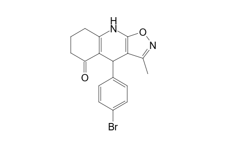 4-(4-Bromophenyl)-3-methyl-4,7,8,9-tetrahydroisoxazolo[5,4-b]quinolin-5(6H)-one