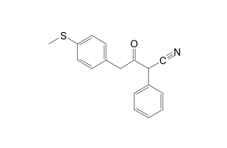 4-[p-(methylthio)phenyl]-2-phenylacetoacetonitrile