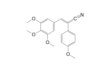 2-(p-methoxyphenyl)-3-(3,4,5-trimethoxyphenyl)acrylonitrile