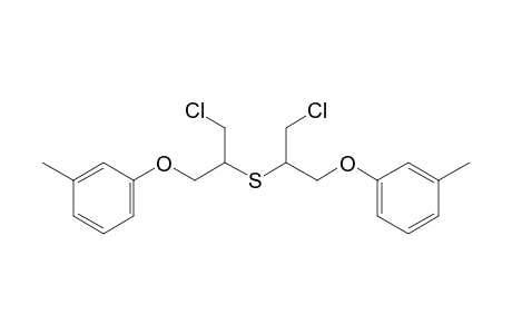 1-[3-chloranyl-2-[1-chloranyl-3-(3-methylphenoxy)propan-2-yl]sulfanyl-propoxy]-3-methyl-benzene