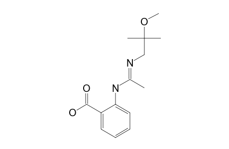 PENIPACID-B;(E)-2-[N'-(2-METHOXY-2-METHYLPROPYL)-ACETIMIDAMIDO]-BENZOIC-ACID