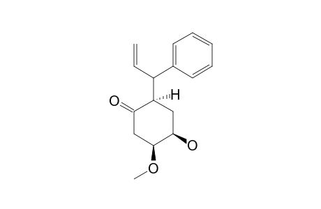 (2R,4R,5S)-4-hydroxy-5-methoxy-2-(1-phenylprop-2-enyl)cyclohexan-1-one