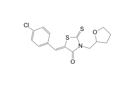 4-thiazolidinone, 5-[(4-chlorophenyl)methylene]-3-[(tetrahydro-2-furanyl)methyl]-2-thioxo-, (5Z)-