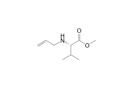 (2S)-2-(allylamino)-3-methyl-butyric acid methyl ester