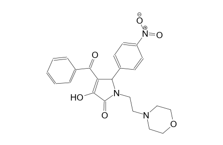 4-benzoyl-3-hydroxy-1-[2-(4-morpholinyl)ethyl]-5-(4-nitrophenyl)-1,5-dihydro-2H-pyrrol-2-one