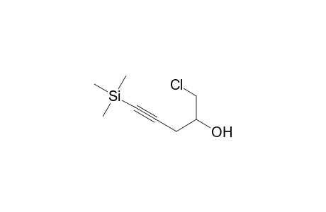 1-Chloro-5-trimethylsilylpent-4-yn-2-ol