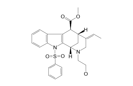 METHYL-4(E)-ETHYLIDENE-2-(2-HYDROXYETHYL)-11-(PHENYLSULFONYL)-1,2,3,4,5,6-HEXAHYDRO-1,5-METHANOAZOCINO-[3,4-B]-INDOLE-6-BETA-CARBOXYLATE