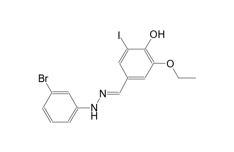 3-ethoxy-4-hydroxy-5-iodobenzaldehyde (3-bromophenyl)hydrazone