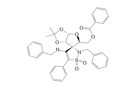 5-O-BENZYL-1,2-O-ISOPROPYLIDENE-3-SPIRO-(4'-AMINOBENZYL-2'-N-BENZYL-2',3'-DIHYDRO-1',1'-DIOXIDE-5'-PHENYL-ISOTHIAZOLYL)-ALPHA-D-RIBOFURANOSE
