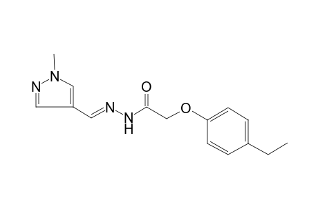 Acethydrazide, 2-(4-ethylphenoxy)-N2-(1-methyl-4-pyrazolylmethylene)-