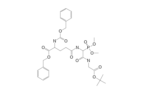 N-[(N-BENZYLOXYCARBONYL-O(ALPHA)-BENZYL)-(S)-GLUTAMOYL)-(2RS)-(+/-)-2-AMINO-(DIMETHOXYPHOSPHINYL)-ACETYL]-GLYCINE-TERT.-BUTYLESTER
