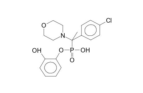 O-(2-HYDROXYPHENYL)(PARA-CHLORO-ALPHA-METHYL-ALPHA-MORPHOLINOBENZYL)PHOSPHONIC ACID
