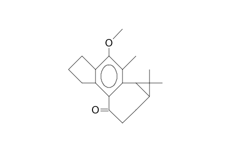 8,11,11-Trimethyl-7-methoxy-tetracyclo(7.6.0.0/2,6/.0/10,12/)pentadeca-1,6,8-trien-15-one